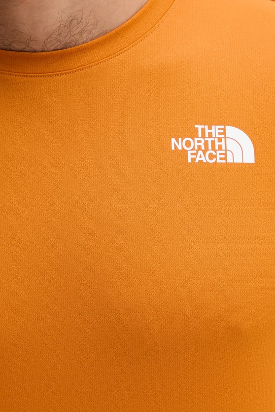 Μπλουζάκι προπόνησης The North Face 24/7 NF0A894BBRO1 πορτοκαλί