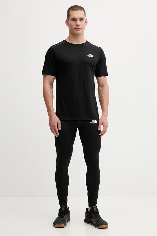 The North Face t-shirt treningowy Mountain Athletics Tape NF0A8DY9JK31 czarny AW25