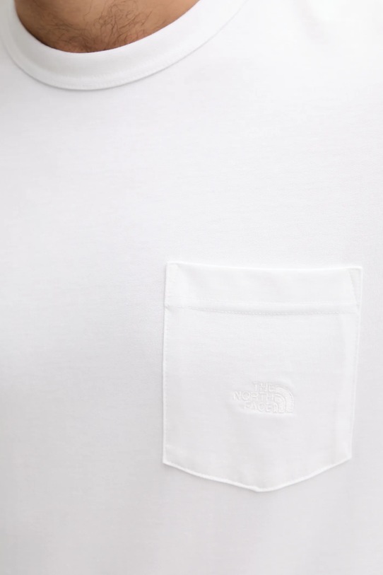 The North Face t-shirt bawełniany Dome Relaxed NF0A8DYPFN41 biały