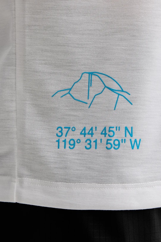 The North Face t-shirt treningowy Multiple Placement NF0A8E1BFN41 biały