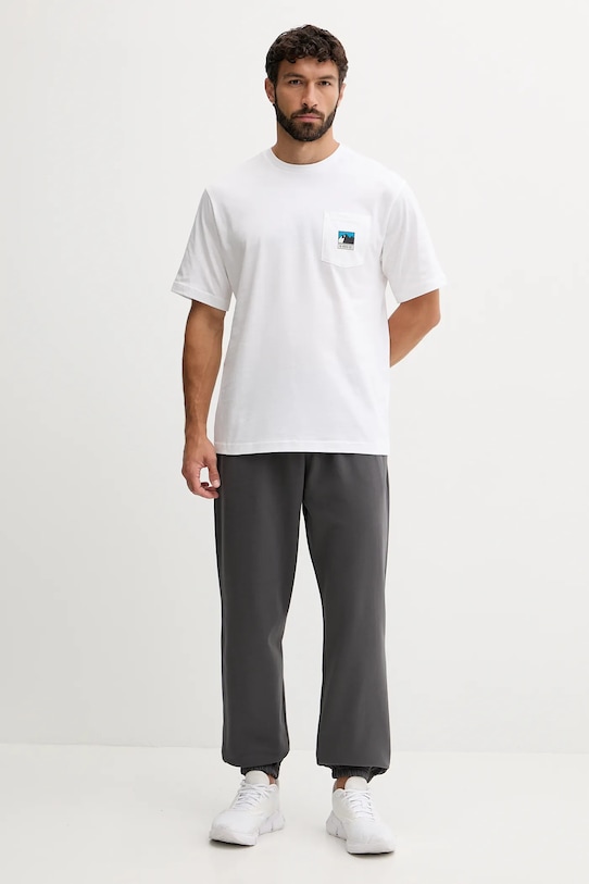 The North Face tricou din bumbac NF0A8E3MFN41 alb AW25