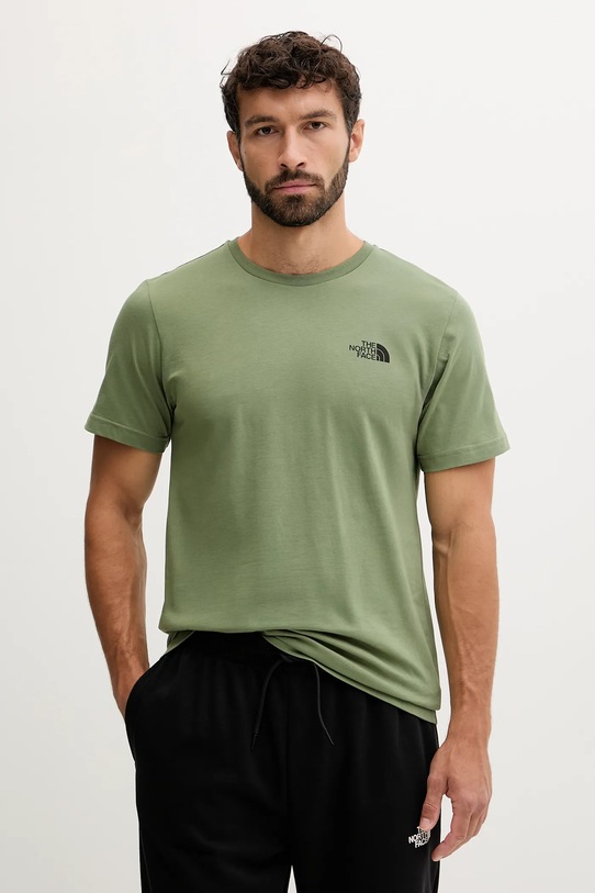 Ruházat The North Face pamut póló NF0A8EE9BO91 zöld