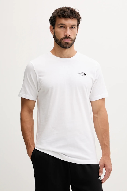 Odzież The North Face t-shirt bawełniany NF0A8EE9FN41 biały