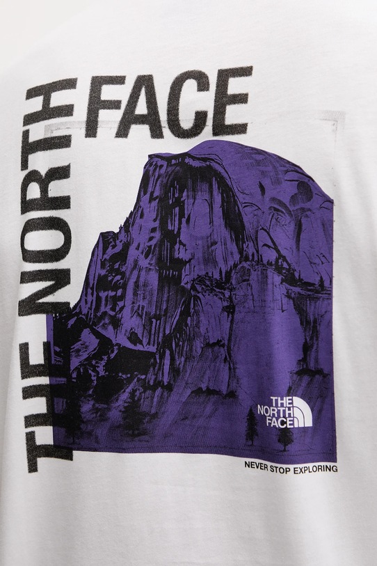 The North Face tricou din bumbac NF0A8EE9FN41 alb