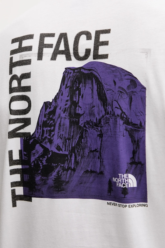 The North Face t-shirt bawełniany NF0A8EE9FN41 biały