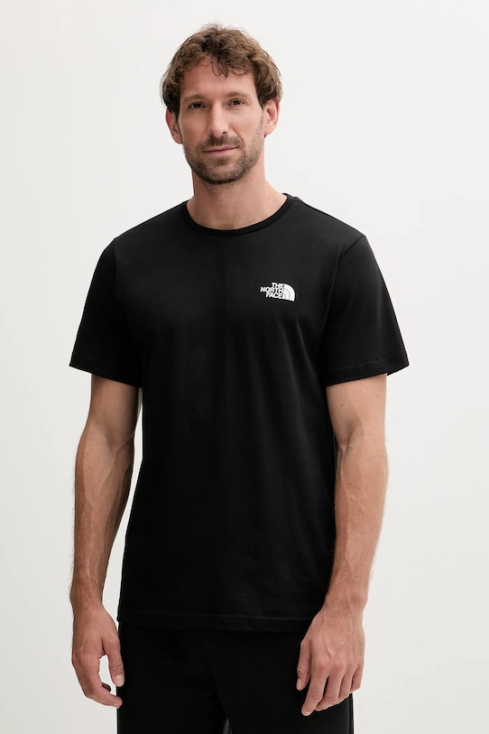Odzież The North Face t-shirt bawełniany NF0A8EE9JK31 czarny