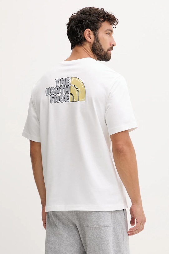 Îmbrăcăminte The North Face tricou din bumbac NF0A8F2RFN41 bej