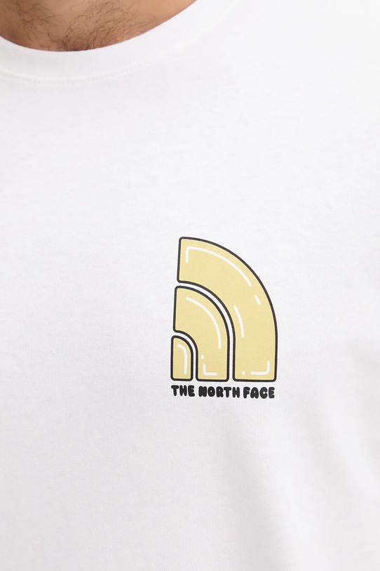 The North Face t-shirt bawełniany beżowy NF0A8F2RFN41