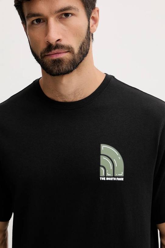 The North Face t-shirt bawełniany czarny NF0A8F2RJK31