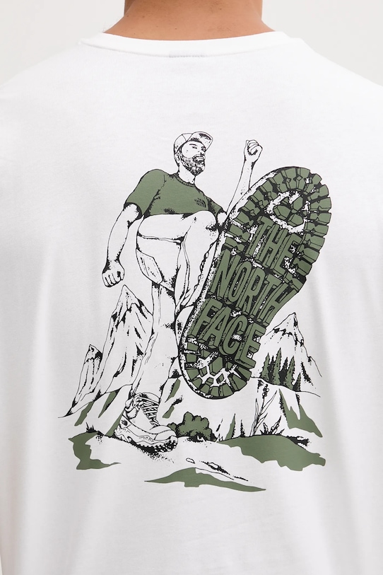 The North Face t-shirt bawełniany NF0A8F2TFN41 biały