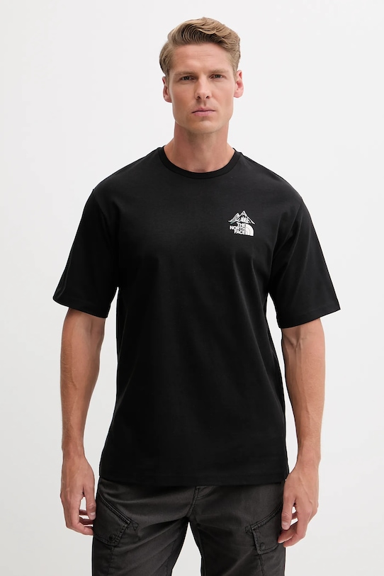 Odzież The North Face t-shirt bawełniany NF0A8F2TJK31 czarny