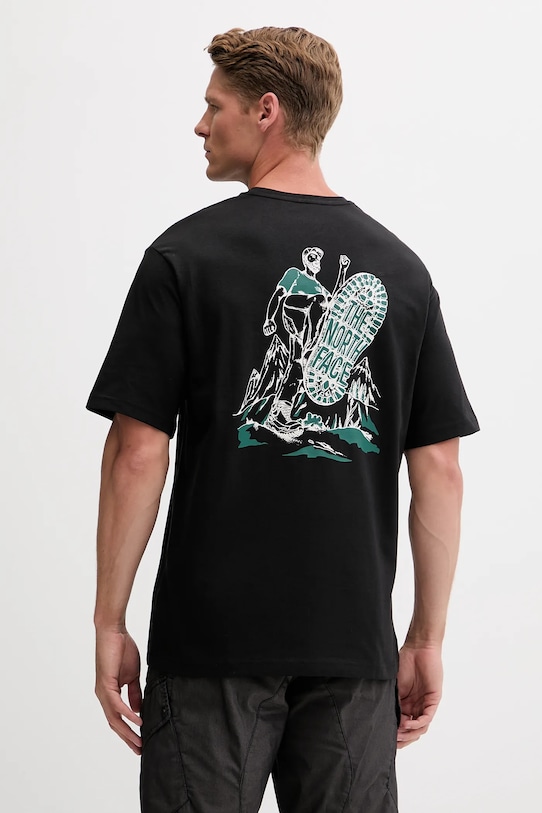 The North Face t-shirt bawełniany czarny NF0A8F2TJK31