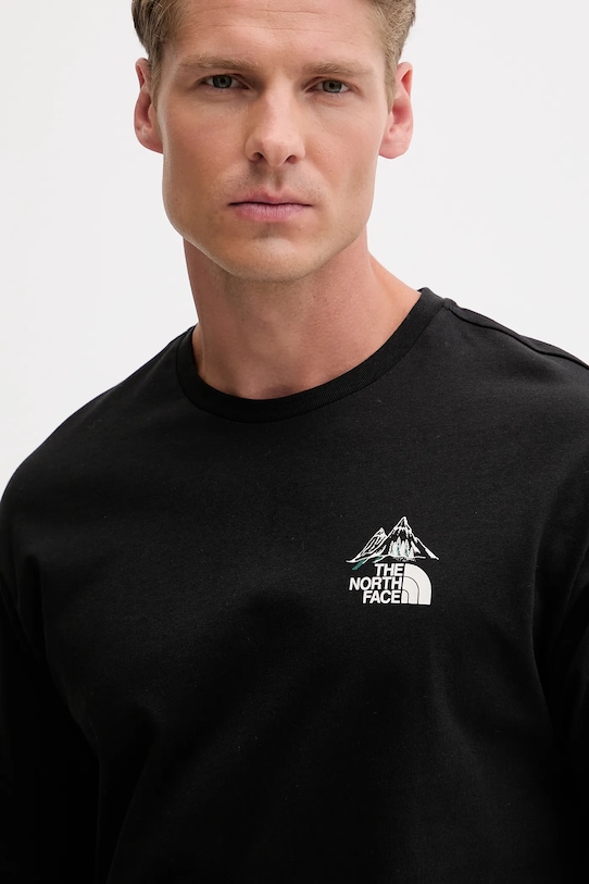 The North Face t-shirt bawełniany NF0A8F2TJK31 czarny