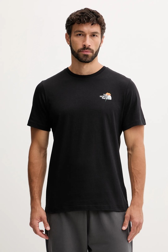 Odzież The North Face t-shirt bawełniany NF0A8F65JK31 czarny