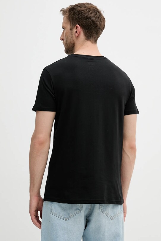Odzież Alpha Industries t-shirt bawełniany 100501CB.515 czarny