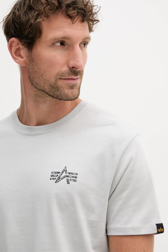 Alpha Industries t-shirt bawełniany szary 148516.666