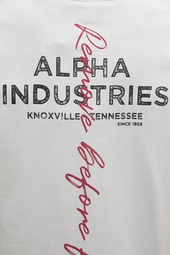 Alpha Industries t-shirt bawełniany 148516.666 szary