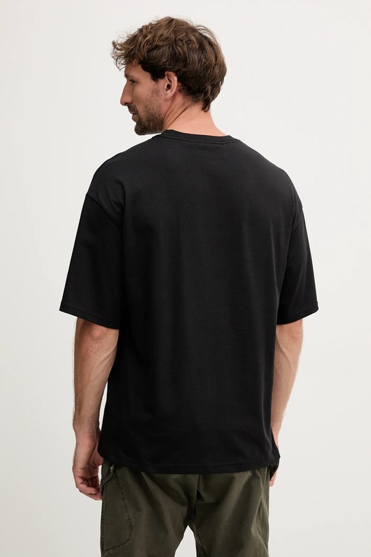 Odzież Alpha Industries t-shirt bawełniany 156550.03 czarny