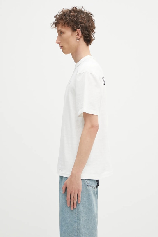 Human Made t-shirt bawełniany HM29TE005 biały AW25