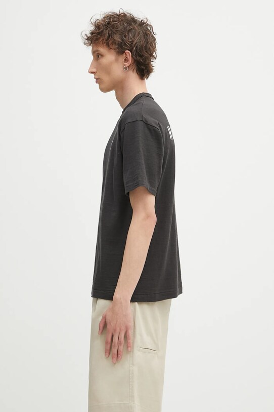 Human Made t-shirt bawełniany HM29TE005 czarny AW25