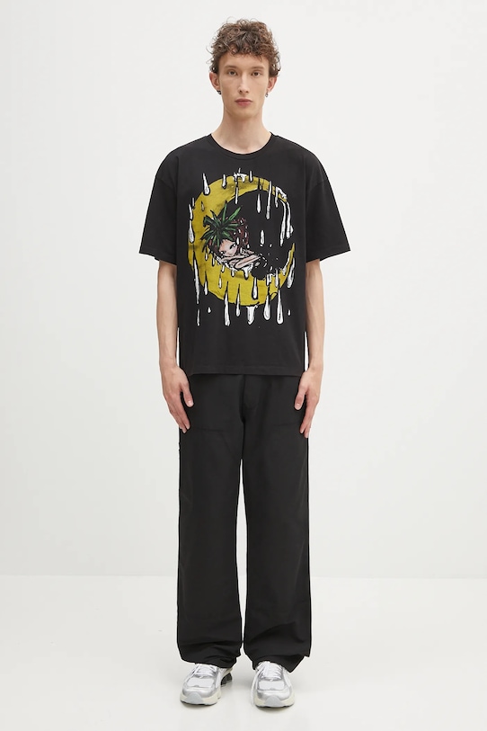 Pamučna majica Sky High Farm Eri SHF07T032 crna