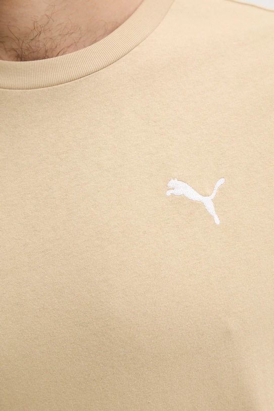 Памучна тениска Puma 629645 бежов
