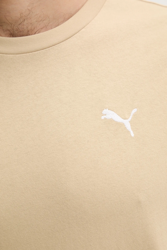 Puma t-shirt bawełniany 629645 beżowy