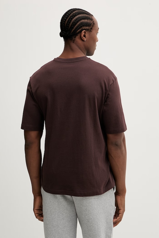 Oblečenie Bavlnené tričko Puma 629645 hnedá