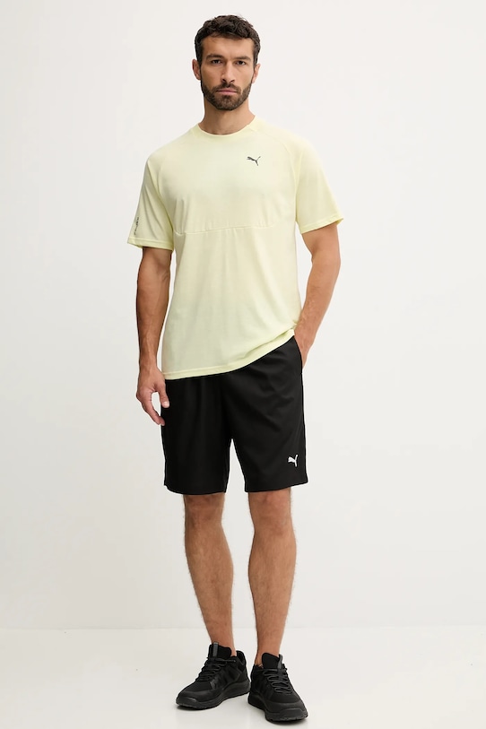 Тениска за трениране Puma PUMATECH 632100 жълт AW25
