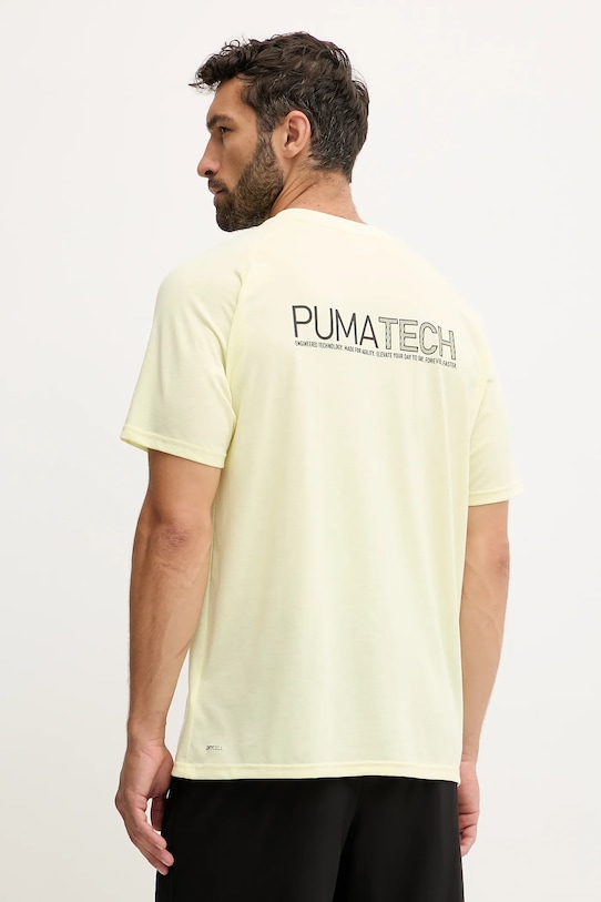 Дрехи Тениска за трениране Puma PUMATECH 632100 жълт