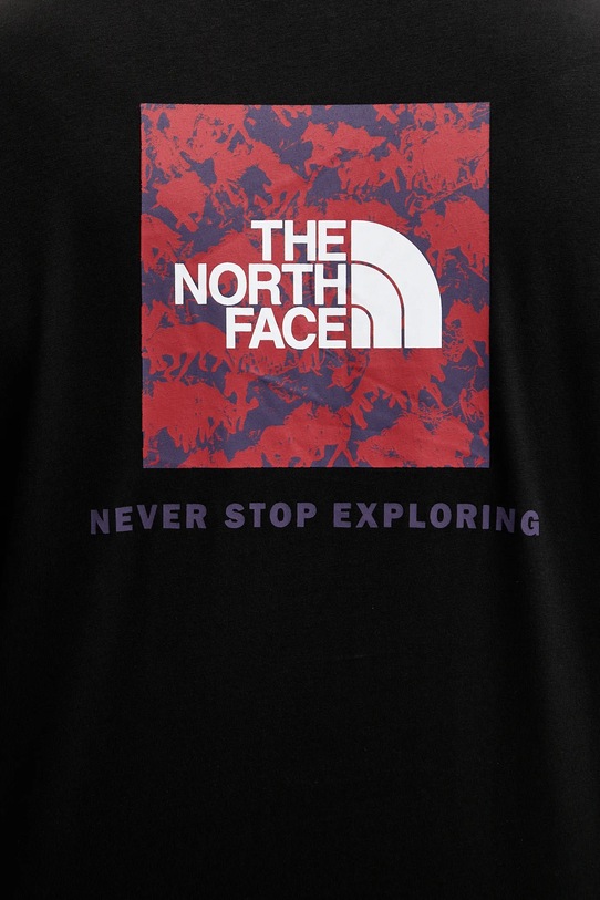 The North Face t-shirt bawełniany NF0A8EGUET91 czarny