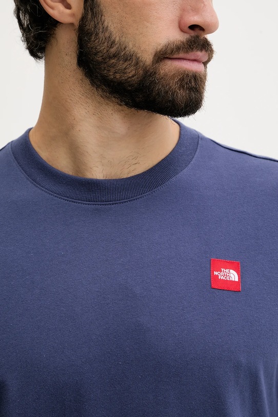 The North Face t-shirt bawełniany Redbox NF0A8EG5BOT1 niebieski