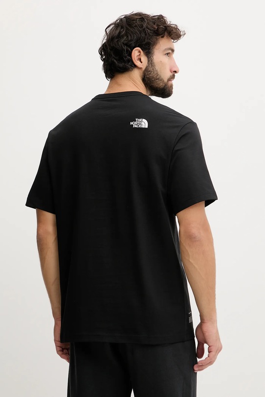 Ρούχα Βαμβακερό μπλουζάκι The North Face Icon Mountain NF0A8EU7JK31 μαύρο