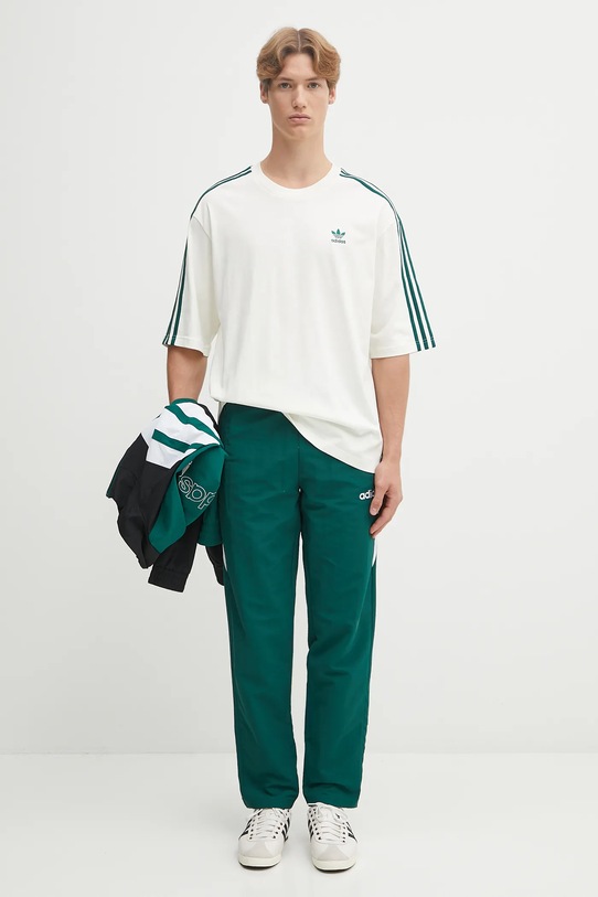 adidas Originals t-shirt bawełniany Oversize Tee KA0478 beżowy