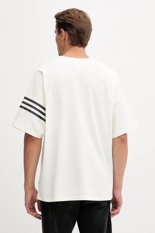 Odzież adidas Originals t-shirt bawełniany Neu C Tee HZ3698 beżowy