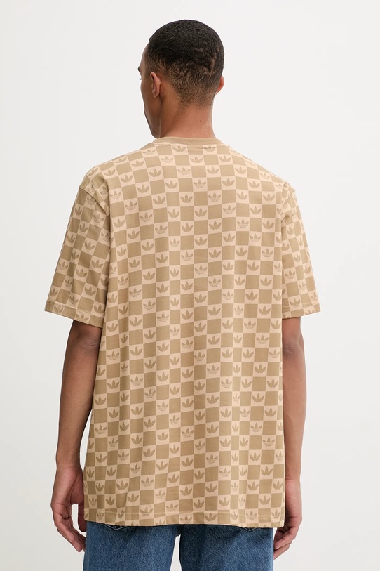Odzież adidas Originals t-shirt bawełniany Mg Lo Ss T JY2970 beżowy