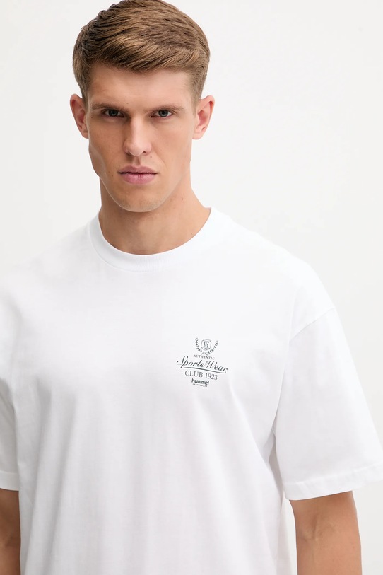 Hummel t-shirt bawełniany biały 229841