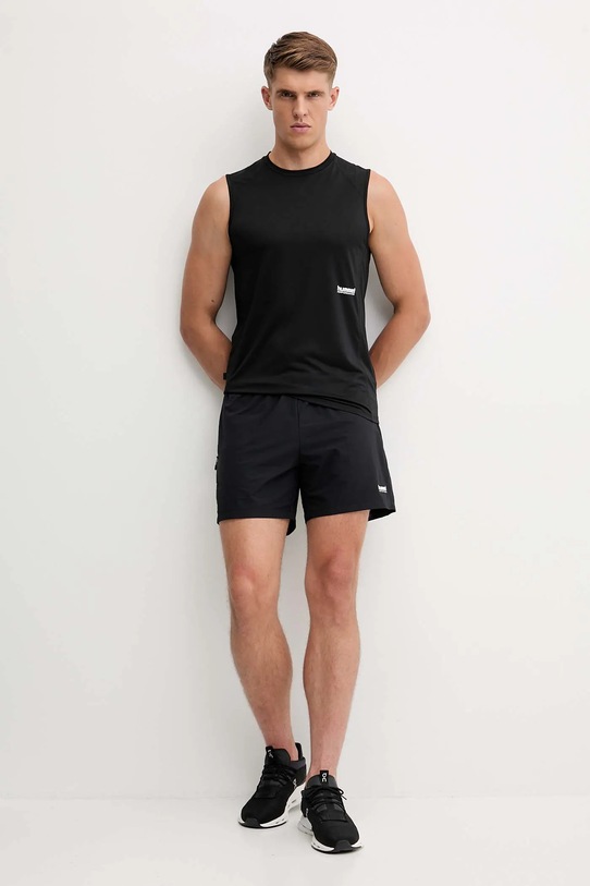 Hummel t-shirt treningowy 229886. czarny AW25