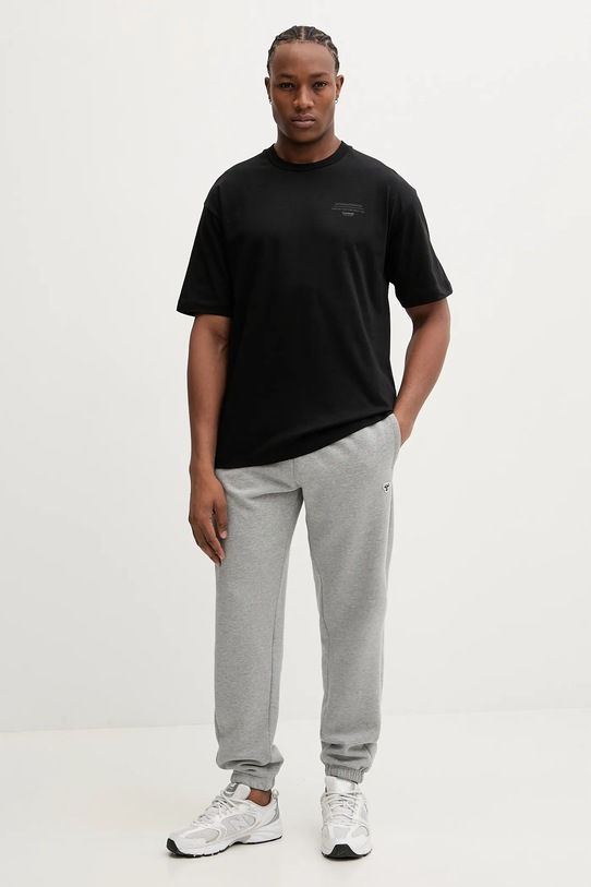Hummel t-shirt bawełniany 230022 czarny AW25