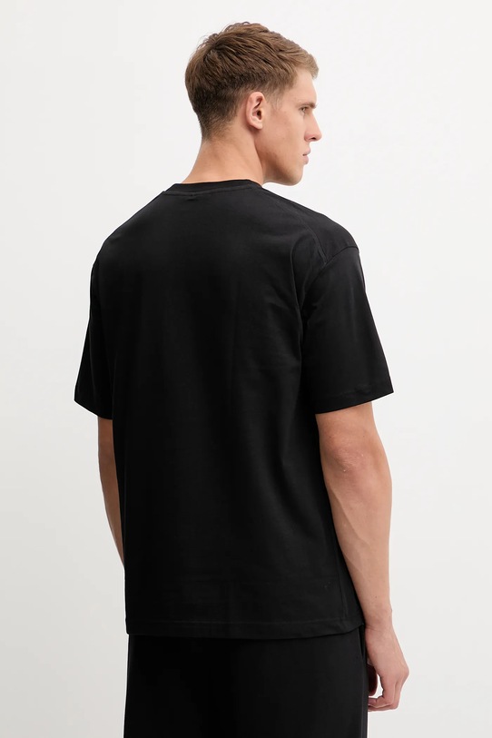 Odzież Hummel t-shirt bawełniany 230025 czarny