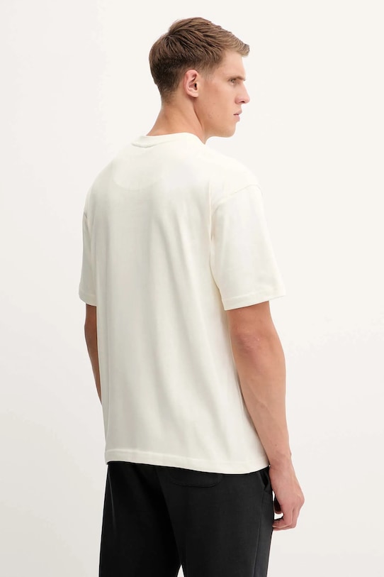 Odzież Hummel t-shirt bawełniany 230029 beżowy