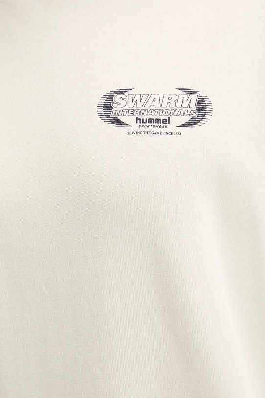 Hummel t-shirt bawełniany 230029 beżowy