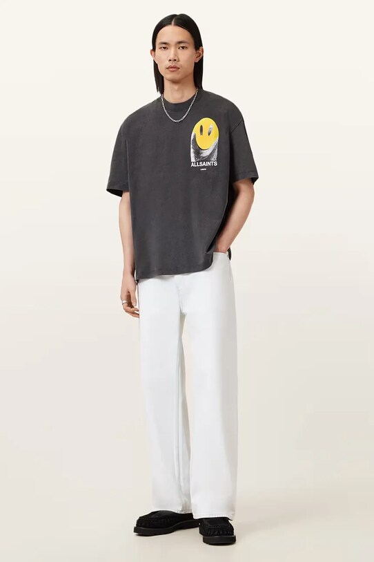 AllSaints t-shirt PARTY M062PC czarny