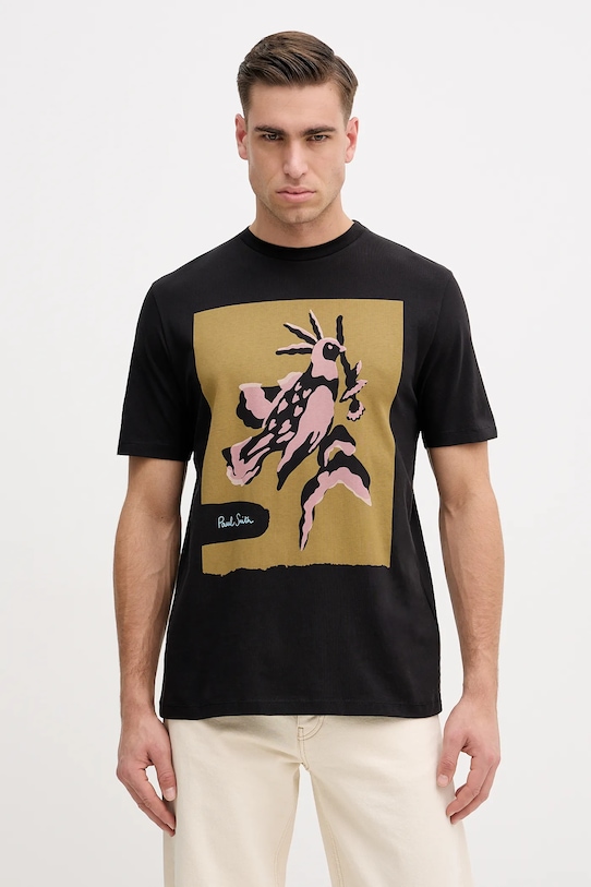 Paul Smith pamut póló pamut fekete M1R.919T.TP4931