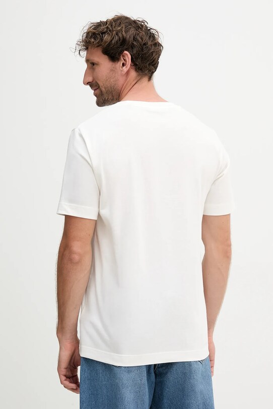 Ρούχα Βαμβακερό μπλουζάκι Marc O'Polo 526201251054 μπεζ