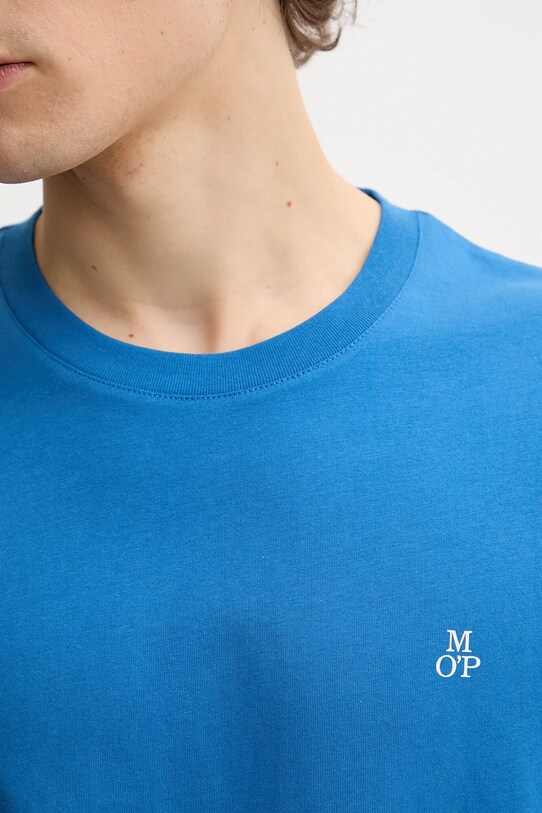 Marc O'Polo t-shirt bawełniany 526201251054 niebieski
