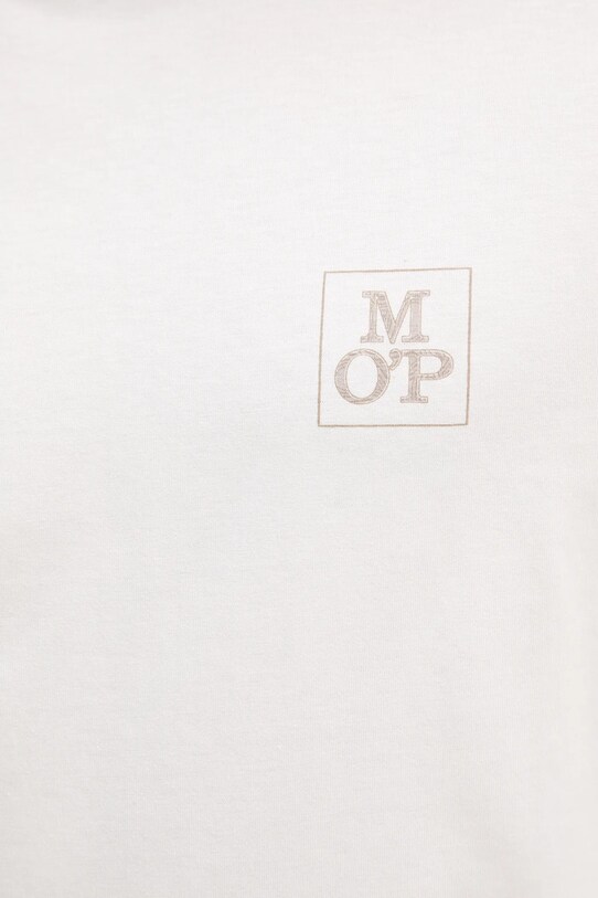 Marc O'Polo t-shirt bawełniany beżowy 526201251128