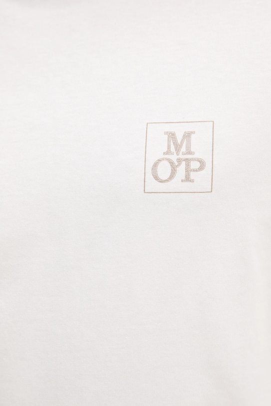 Marc O'Polo t-shirt bawełniany beżowy 526201251128