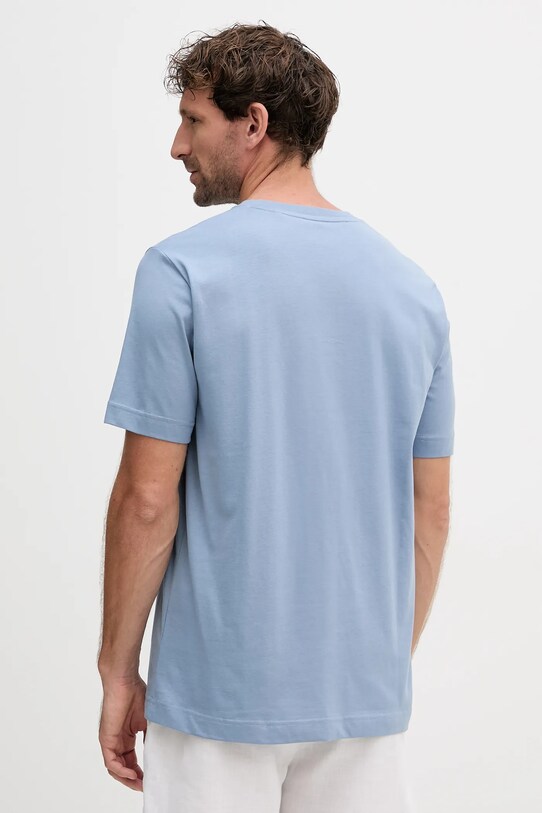 Marc O'Polo t-shirt bawełniany 526201251128 niebieski AW25