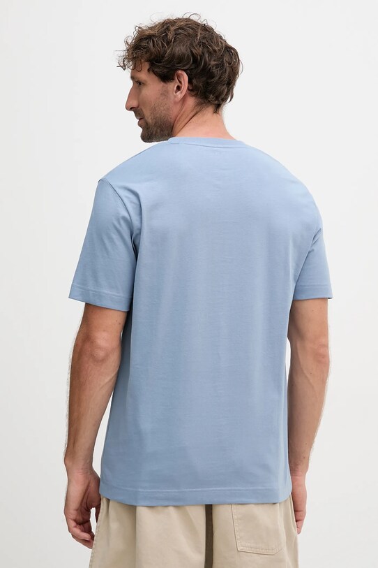 Marc O'Polo t-shirt bawełniany 526201251382 niebieski AW25